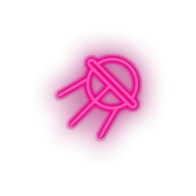 Load image into Gallery viewer, pink satellite led adventure antenna astronomy outer space satellite space sputnik neon factory