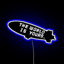 Load image into Gallery viewer, Scarface RGB neon sign blue