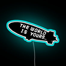 Load image into Gallery viewer, Scarface RGB neon sign lightblue
