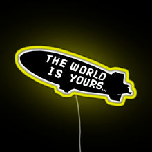 Load image into Gallery viewer, Scarface RGB neon sign yellow