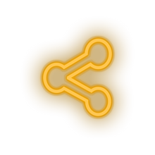 Load image into Gallery viewer, warm_white sharethis social network brand logo led neon factory