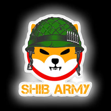 Load image into Gallery viewer, Shiba inu token to the moon - shibarmy   neon sign