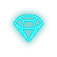 Load image into Gallery viewer, ice_blue sketch social network brand logo led neon factory