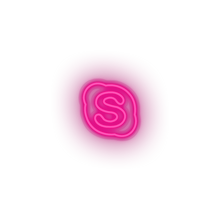 Load image into Gallery viewer, skype social network brand logo Neon led factory