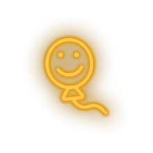 Load image into Gallery viewer, warm_white smiley balloon toys children smile family play face child kid baby toy led neon factory