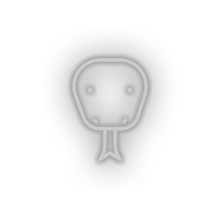 Load image into Gallery viewer, white snake led animal carnivore cartoon fauna snake viper zoo neon factory