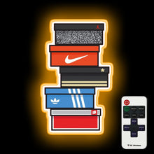 Load image into Gallery viewer, sneaker box neon sign