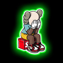 Load image into Gallery viewer, Kaws hypebeast bedroom neon sign
