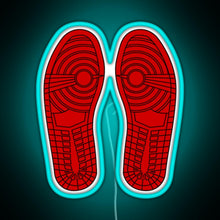 Load image into Gallery viewer, Sole Mates 1 Red RGB neon sign lightblue