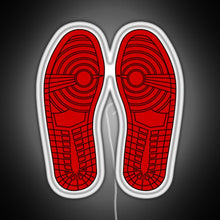 Load image into Gallery viewer, Sole Mates 1 Red RGB neon sign white