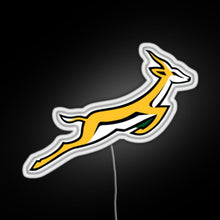 Load image into Gallery viewer, Springbok RGB neon sign white
