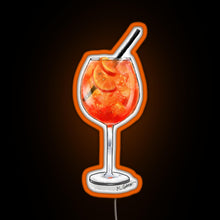 Load image into Gallery viewer, Spritz RGB neon sign orange