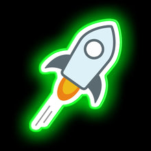 Load image into Gallery viewer, Stellar Lumens XLM neon sign