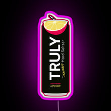 Load image into Gallery viewer, Strawberry Lemonade Truly RGB neon sign  pink