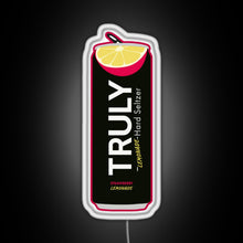 Load image into Gallery viewer, Strawberry Lemonade Truly RGB neon sign white