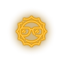 Load image into Gallery viewer, warm_white sun led beach holiday shine summer sun sunny vacation neon factory