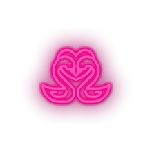 Load image into Gallery viewer, swans Couple love relationship romance swan valentine day wedding Neon led factory