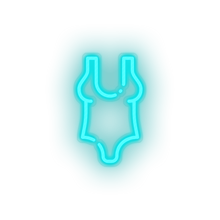 Load image into Gallery viewer, ice_blue swimsuit led beach bikini holiday summer swimsuit swimwear vacation neon factory