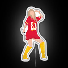 Load image into Gallery viewer, Taylor Swift x Travis Kelce Jersey RGB neon sign white