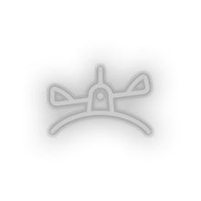 Load image into Gallery viewer, white teeter totter family children playground outdoors saw child see saw kid baby see led neon factory