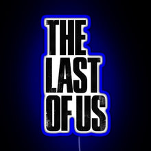 Load image into Gallery viewer, The last of us RGB neon sign blue