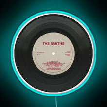 Load image into Gallery viewer, the smiths music disc RGB neon sign lightblue