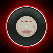 Load image into Gallery viewer, the smiths music disc RGB neon sign red
