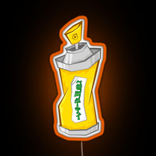 Load image into Gallery viewer, Tokyo To Spray Can Katakana RGB neon sign orange