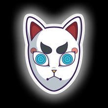 Load image into Gallery viewer, Factory Tomioka Giyu Kitsune Mask