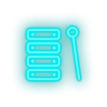 Load image into Gallery viewer, ice_blue toys family children xylophone music child educative kid baby educational led neon factory