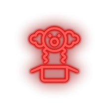 Load image into Gallery viewer, red toys family clown children toy child kid baby play led neon factory