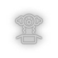 Load image into Gallery viewer, white toys family clown children toy child kid baby play led neon factory
