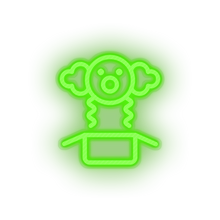 Load image into Gallery viewer, green toys family clown children toy child kid baby play led neon factory