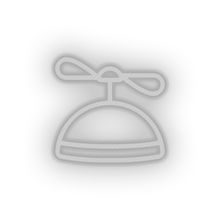 Load image into Gallery viewer, white toys propeller family children kid play child hat baby toy led neon factory
