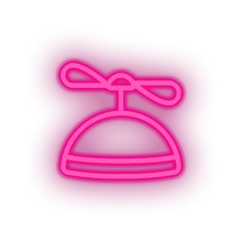 Load image into Gallery viewer, toys propeller family children kid play child hat baby toy Neon led factory
