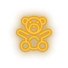 Load image into Gallery viewer, warm_white toys stuffed family children baby toy child teddy kid bear play led neon factory