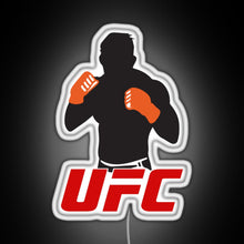 Load image into Gallery viewer, UFC RGB neon sign white