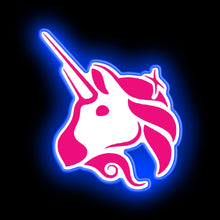 Load image into Gallery viewer, Uniswap  unicorn rainbow cute funny neon sign