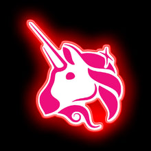 Load image into Gallery viewer, Uniswap  unicorn rainbow cute funny neon sign
