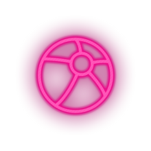 Load image into Gallery viewer, pink up toys family children baby play beach ball child kid blow toy led neon factory