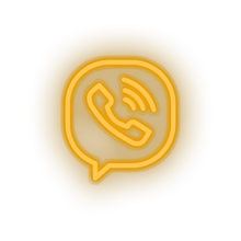 Load image into Gallery viewer, warm_white viber social network brand logo led neon factory