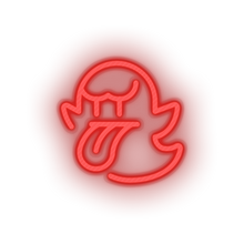 Load image into Gallery viewer, red video game boo led neon factory