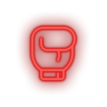 Load image into Gallery viewer, red video game boxing led neon factory