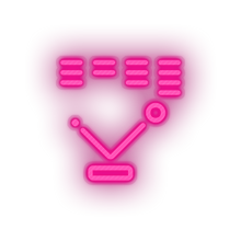 Load image into Gallery viewer, pink video game breakout led neon factory