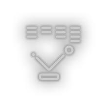Load image into Gallery viewer, white video game breakout led neon factory