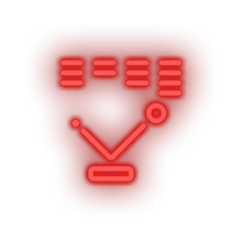 Load image into Gallery viewer, red video game breakout led neon factory