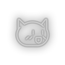 Load image into Gallery viewer, white video game cat led neon factory