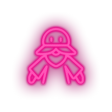 Load image into Gallery viewer, pink video game character led neon factory