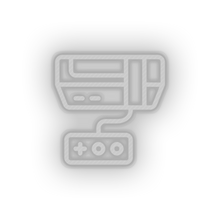 Load image into Gallery viewer, white video game console led neon factory