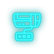Load image into Gallery viewer, ice_blue video game console led neon factory